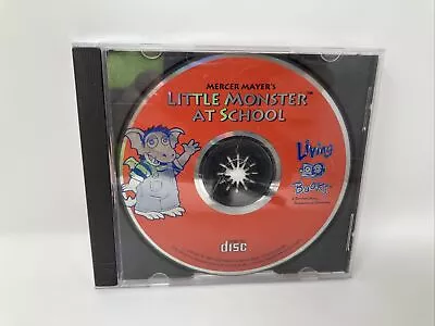 Little Monster At School Living Books Mercer Mayer  - CD- ROM User's Guide • $9.99