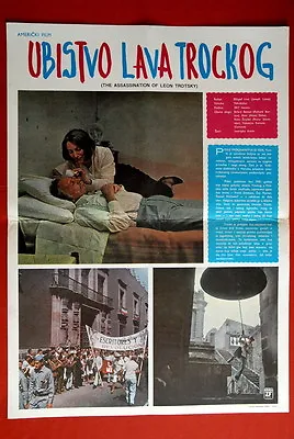 Leon Trotsky #2 Alain Delon Romy Schneider 1972 Rare Exyu Movie Poster • $33.49