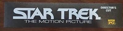 Rare Star Trek Official Theater Box Office Mylars 2x12inch • $10