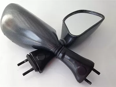 Carbon Mirror For 1998-2002 Kawasaki Ninja ZX6R 1998-2003 ZX9R 2006-2008 650R • $33.94