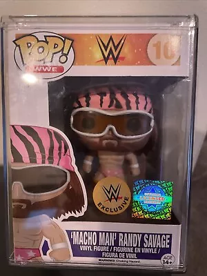 Funko POP! Randy  Macho Man  Savage - RARE W Pink Bandanna #10… WWE EXCLUSIVE • $400