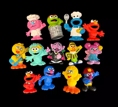 Hasbro Sesame Street Toy Figures Set Of 13 Muppets Pretend Play Sesame Workshop • $8