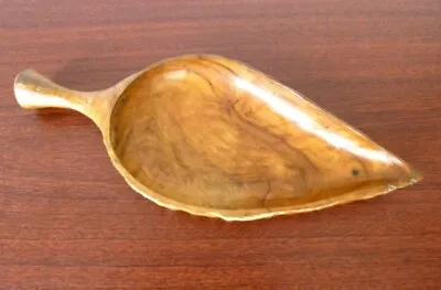 Olive Wood Serving Dish Platter Bowl Tapas Nuts Trinkets Solid Hand Made Spain  • £27.50