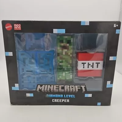 Mattel Minecraft Articulated Action Figure Set DIAMOND LEVEL CREEPER (5.5 Inch) • $24.95