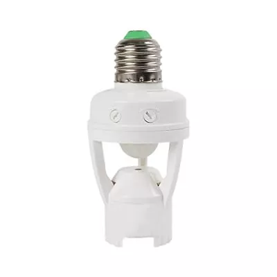 Screw-In Motion Detector Sensor Light Socket 360° For E26/E27 Lamp Bulb Adapter • $17.11
