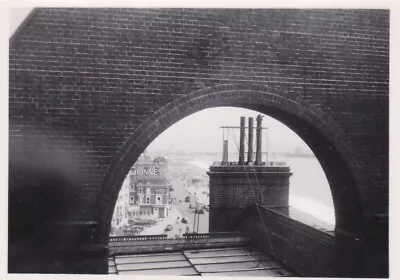 Vintage Photo Of Russell Square Brighton Guinness Clock Taken Through Arch • $5.05