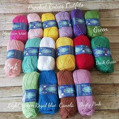 Cotton Sinfonia Yarn Mercerized Sport Weight Yarn Soft Omega Yarn Hilazas  • $6.49