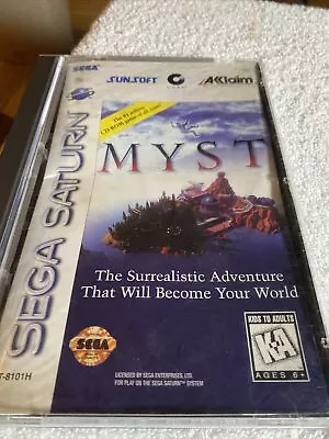 Myst COMPLETE - Sega Saturn Longbox - USA Seller  D6 • $12