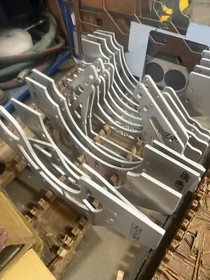 $595 • Buy JET & V-drive Engine Mounting Rail Kits Raw BBC Gen 4,5,6