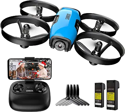 $75.49 • Buy Eluhito U61W Blue Drone With Camera For Adults Kids, Altitude Hold, 3D 