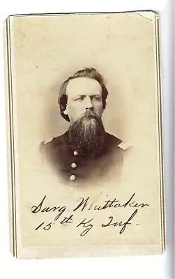 CDV Surgeon Eli D Whitaker  15th Kentucky USA Infantry • $175