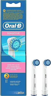 $19.99 • Buy Oral-B Sensitive Replacement Electric Toothbrush Heads Refills, 2 Pack