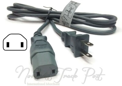 $7.75 • Buy JI-HAW JHT-038 2-Prong AC Power Cord For XBox One 360 Falcon Jasper Slim Supply