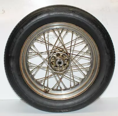 Harley K-Model KH Ironhead XL Sportster Rear Wheel Rim Hub Spokes • $59.99