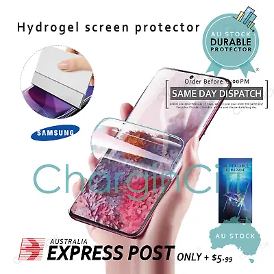 Samsung Galaxy S24 S23 S22 S21 Ultra Plus Note 20 Screen Protector HYDROGEL Gel • $4.95