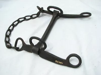 Antique Hand Forged Horse Bridle Bit Equestrian Western Tack Farm Tool • $79.99