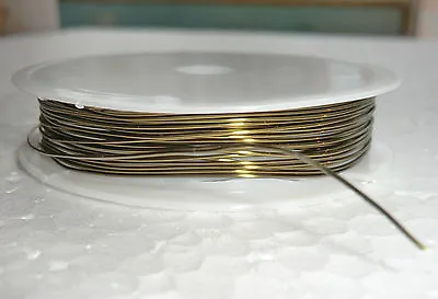 3.5m Reel Chandelier Wire Light Parts Links Prisms Crystals Droplets Glass Drops • £14.39