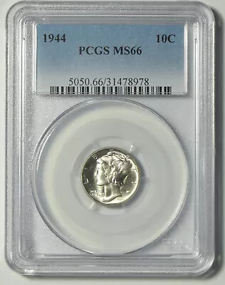 1944 Mercury Dime PCGS MS-66 #78978 • $42.50