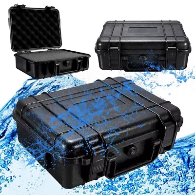 Waterproof Travel Flight Hard Carry Case With Foam Camera Storage Box Protective • £10.49