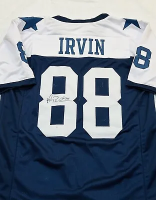 Michael Irvin Signed Dallas Cowboys Football Jersey COA • $169