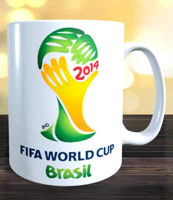 £8.45 • Buy FIFA World Cup 2014 Logo Mug (football World Cup / World Championship)