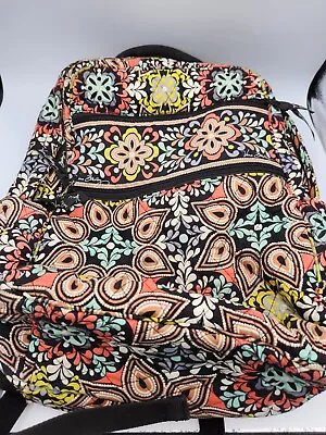 Vera Bradley Quilted Sierra Laptop Back Pack In Cotton Pre Owned • $9.99