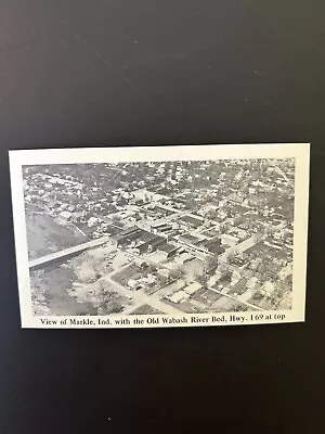 Markle Indiana 1970 Aerial View Postcard • $4.95