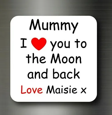 Personalised Sentimental Mummy Fridge Magnet Gift Present Mothers Day • £3.99