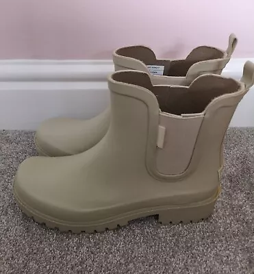 Ladies Ellesse 'Gwen' Cream Welly Boots - Size 6 - VGC • £19.99