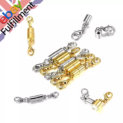 24PCS Magnetic Clasps Lobster Clasp Extender Kit For Jewelry Necklace DIY • £10.79