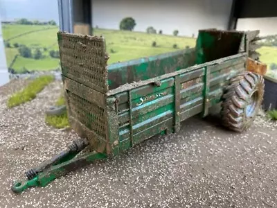 £64.95 • Buy Kicko Cox Dirty Weathered Muddy Samson Muck Spreader Conversion Britains 1:32 1
