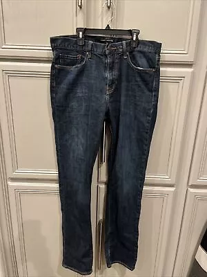 Lucky Brand  410 Athletic  Slim 34x34 Blue Jeans RN #80318 • $19.99