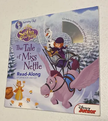Sofia The First The Tale Of Miss Nettle Read-Along Storybook And CD. GC. • $3.50