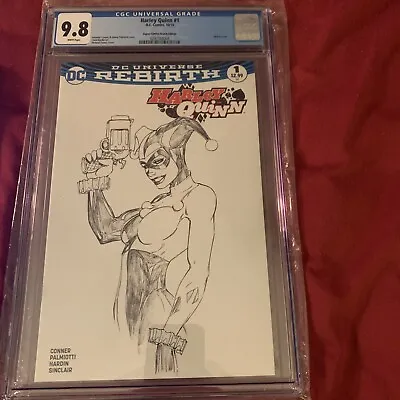 CGC 9.8 Harley Quinn 1 Aspen Comics Sketch Variant Michael Turner 2016 Awesome!! • $89.99