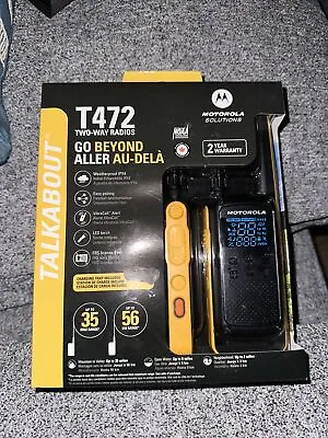 Motorola Solutions Talkabout T472 Two-Way Radios 2-pack • $74.99