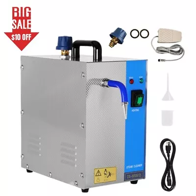 2L Jewelry Steam Cleaner Gem Washer Free Accessories Steam Cleaning Tool 1300W • $249.34