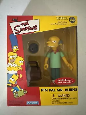 2001 The Simpsons Pin Pal Mr. Burns Mail Away Toyfare Exclusive WOS Brand New • $13.55