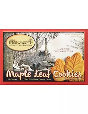 Butternut Mountain Farm Maple Cream Filled Cookies 400g • $10.26