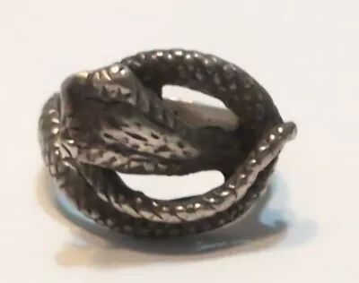 Vintage Sterling Cobra Snake Ring Size 6.5 • $24.99