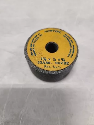 Norton Grinding Wheel Stone 23A80 - N6VBE • $4