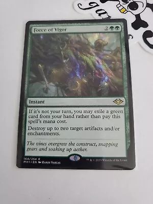 MTG Force Of Vigor Modern Horizons 164/254 Regular Rare NM Pack Fresh!! • $16.75