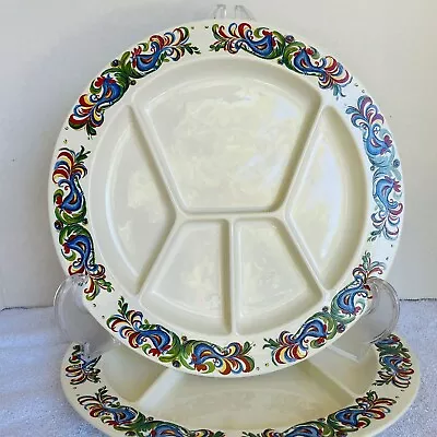 Villeroy & Boch ACAPULCO Divided Dinner Fondue Plate(s) 9.75  EUC • $19.95