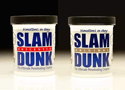 SLAM DUNK Anal Penetrating Cream Fisting J-lube Original Clove / Unscented 8 Oz • $15.95