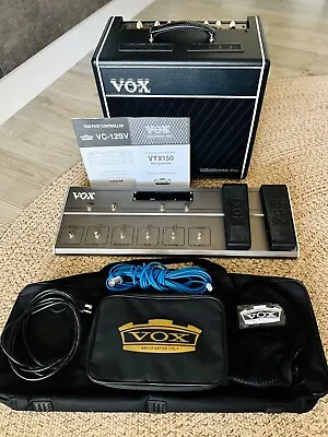 Vox VTX150 Valvetronix Pro 150W Tube Hybrid Amp + VC-12SV Foot Controller  • $799