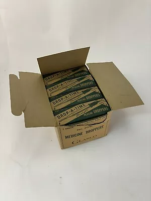 Vintage Glasco Straight Glass Medicine Droppers 12 Boxes Of 12 • $75