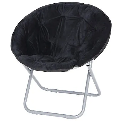Saucer Moon Chair Seat Stool Soft Folding Home Living Room Sofa Oversized • $38.58
