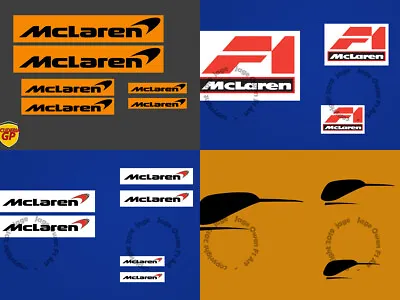 McLaren F1 Logo Stickers Vinyl Decals 1963-2024 - Scuderia GP • £5