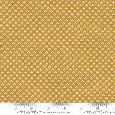 Union Square Clover Blenders Gold By Moda BTHY 1/2 Fabric • $5.62