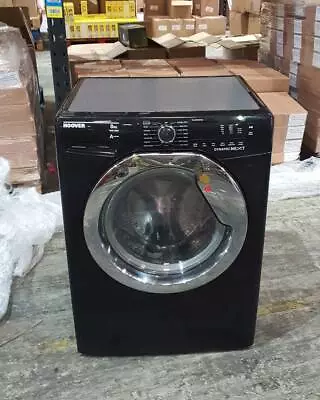 Refurbished Hoover 8kg Washing Machine DXCC48B3 Black Freestanding • £219.99