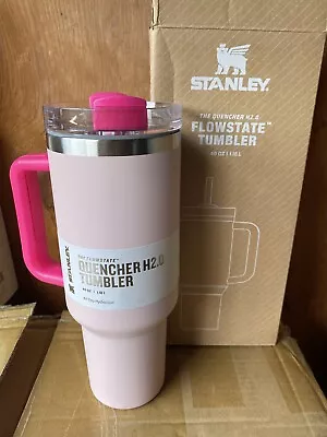Stanley 40 Oz Tumbler Quencher Pink Cherry Blossom  New Cup Target Flowstate • $48